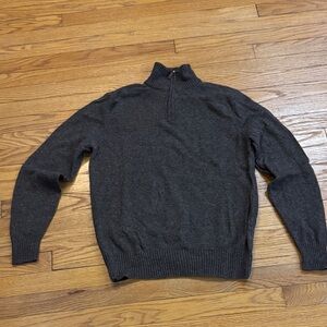 Bonobos Brown Zip-Up Sweater